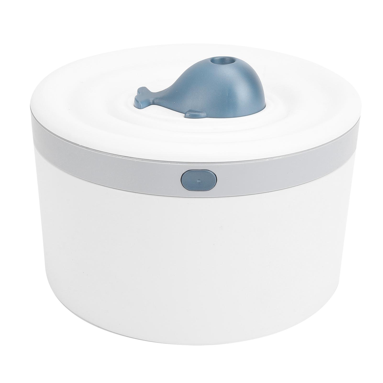 

Humidifier With Night Light 1.5L USB Auto Shut Off Quiet Cool Mist Humidifier For Bedroom Dorm Office білий