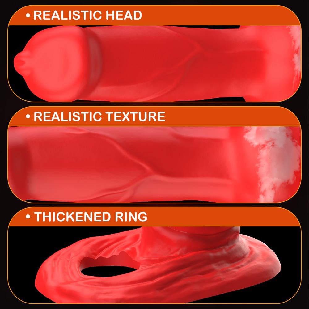 3 Size Erotic Toys Big Dildo Women's Dildo Double Penetration Vagina Anal Stimulation Dog Penis Sexo Erotic Toy Dildos Adult Toy