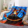 Sky Flare Dragon  Print Flannel Blanket, High quality Comfortable for All Seasons, Home Decor, Warmth and Comfort