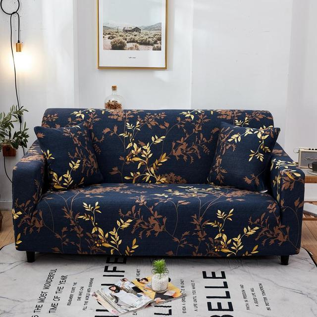 Potah na pohovku do obývacího pokoje Květinový elastický potah na pohovku Potah na křeslo Fit Funda Pohovka Chaise Lounge