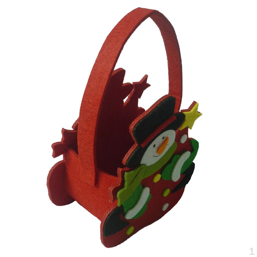 

Christmas Cloth Candy with Handles for Gifts червоний