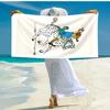 1pc Pippi Longstocking1 Beach Towel, Comfortable and Thick, and Swimming/Bath/Picnic/Camping Towel, Suitable for Seaside Beaches