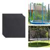 Toppa di Riparazione per Trampolino, 10x10 cm Strumento Angoli Arrotondati Buco per Materassino Resistente