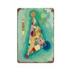 Wassily Metal Signs Kandinsky Geometric Wall Art Posters Decor Modern Abstract Style Tin Signs Picture for Bar Living Room