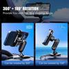 Auto Handyhalterung Halterung 360 Grad Drehung Armaturenbrett Handyhalter für Auto Clip Halter Ständer Geeignet für 4 bis 7 Zoll Smartphones