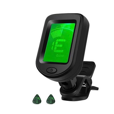 YCHIRO Clip-On Guitar Tuner LCD Black YC-01