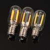 1 szt. Żarówka LED Vintage T20 1W 2W Ciepła Biała 2200K E12 E14 110V 220V Ściemnialna Żarówka Szklana Żarówka Rurkowa do Lodówki