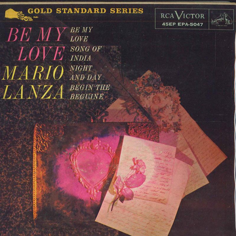 

7inch Record MARIO LANZA - Be My Love EPA5047 VICTOR 1958 Japan Classical Used