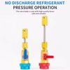 Auto AC Valve Core Remover Installer Tool R134a R22 R410 Valve Core Remover Installer Tool Kit For Car Air Conditioning Sys Y7Q3