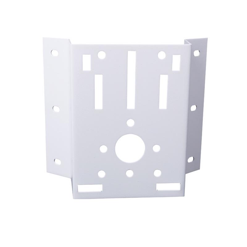 Universal 90° Wall Corner Bracket for Hikvision/Dahua Dome & Bullet Cameras, Multi-Hole, 2.0mm Thick