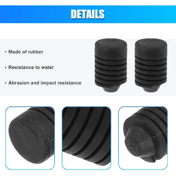 2Pcs Rubber General Cushion Bumper Hood for N-is-s-an 200SX Altima Frontier Quest