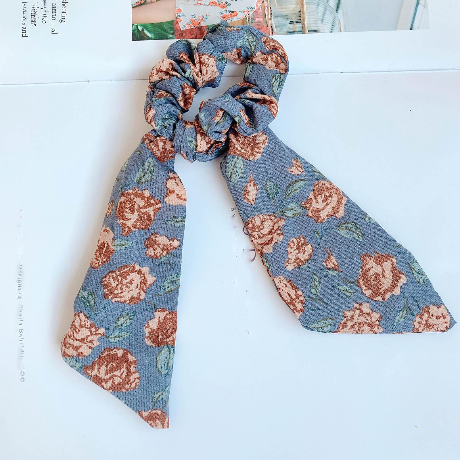 

Проводная повязка на голову в стиле рокабилли с узором пейсли, тартан в стиле ретро, проволочный шарф в стиле ретро e серый