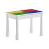 Conjunto de Mesa com Armazenamento para Blocos de Construir Infantil