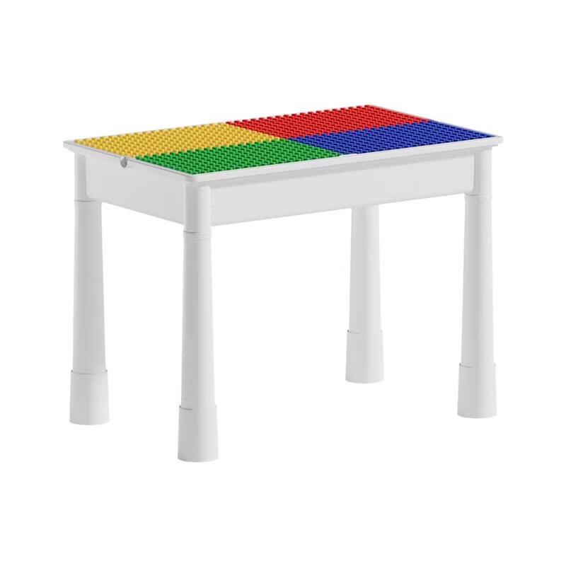 Conjunto de Mesa com Armazenamento para Blocos de Construir Infantil