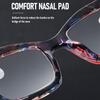 Fashionable Large Frame Men's and Women's Presbyopia Glasses Anti-blue Light High-definition Reading Glasses Diopter To 0+4.0