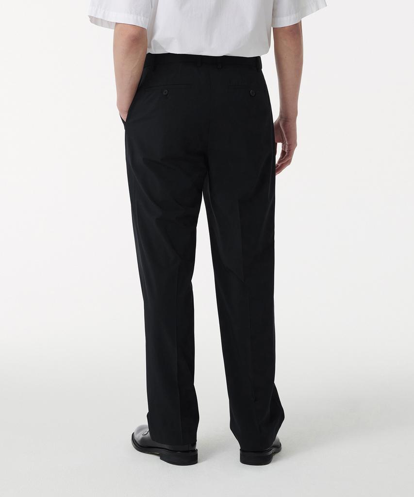 Musinsa Standard [Cooltandard] Wide Hidden Banding Slacks [Black]