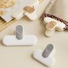 Food Sealing Clip Anti-slip Handle Moisture Resistant Smooth Round Design Resealable Bag Sealing Clamp