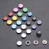 200Pcs Metal Prong Snap Button Kit Hollow Press Stud Fasteners with Pliers Tool Set for Clothes Jeans Bags DIY Sewing Craft