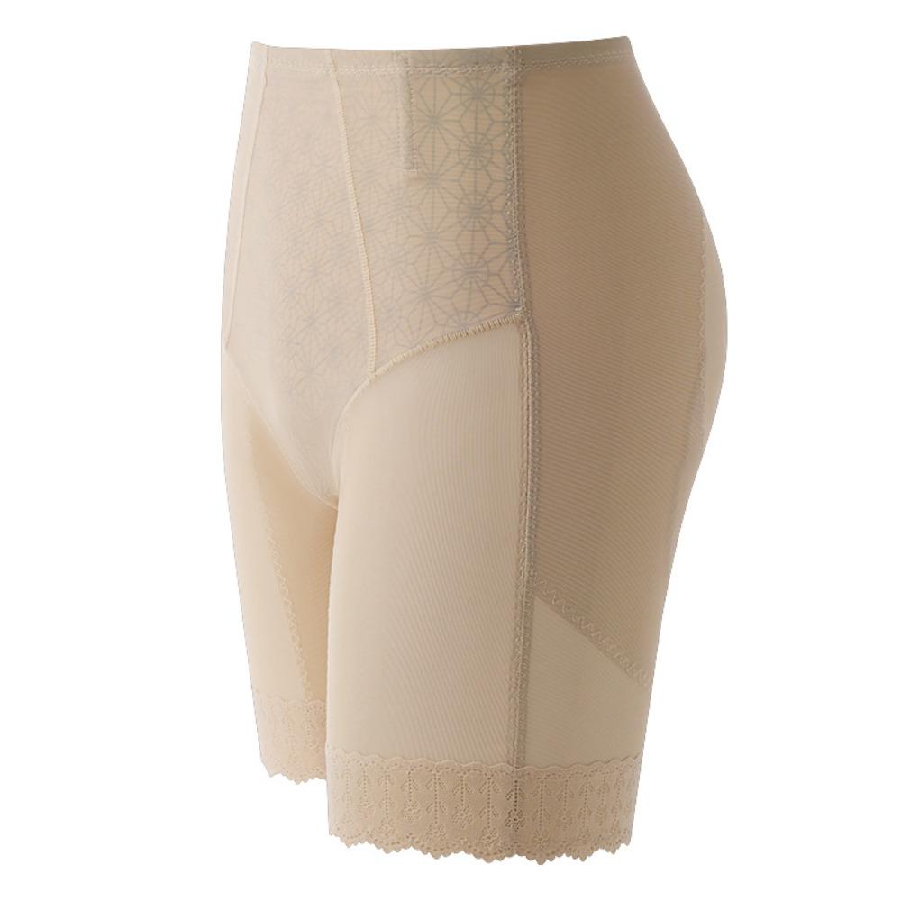 

Кружевной Цветочный Женский Моделирующий Корсет с Высокой Талией, Утягивающее Белье, Удобный Пуш-ап Шейпер для Дам M телесный