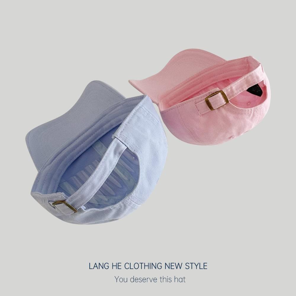 Premium Cotton Quality Heart Embroidery Baseball Cap For Spring Fashion Summer