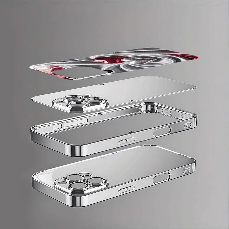 Custodia per Telefono di Fascia Alta Vetro Galvanizzato TPU Custodia per Telefono per Samsung Galaxy S26 S25 S24 S23 S22 S21 FE Ultra Plus Resistente alle Cadute