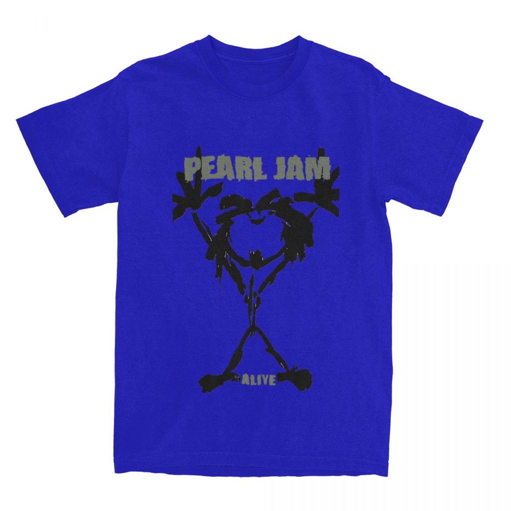Erkek Kadın Metal Grup Rock Pearl Jams Müzik Tişörtü Ürün 100% Pamuk Tişört Giyim Mizahi Tişörtler Yeni Gelen