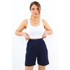 Line Damen-Lycra-Shorts mit Klettverschluss in Schwarz