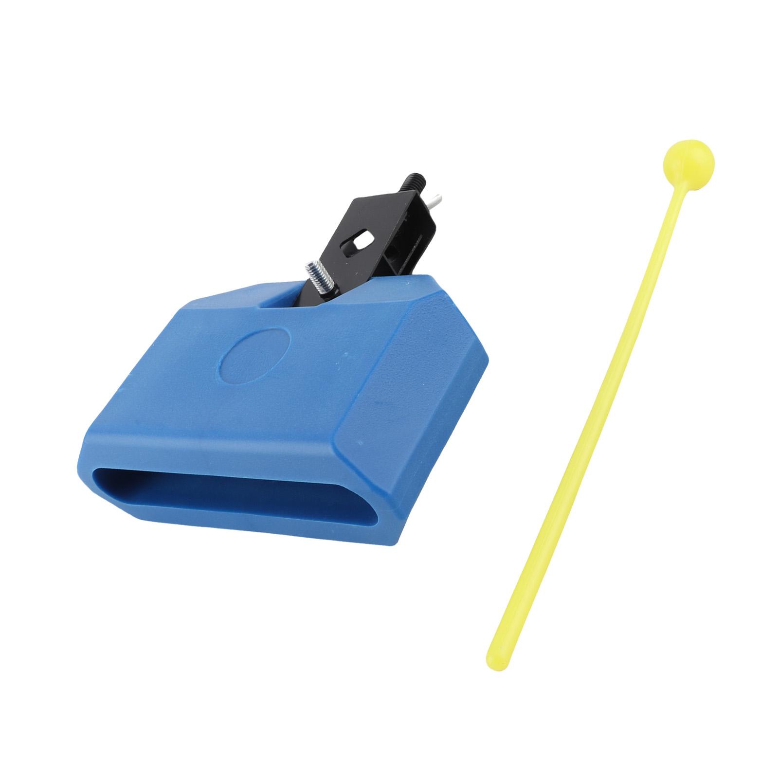 

Шумовой инструмент ковбелл с палочкой Ковбелл для ударной установки Перкуссионный инструмент Инструмент для музыкального образования для поддержки, оповещения синий