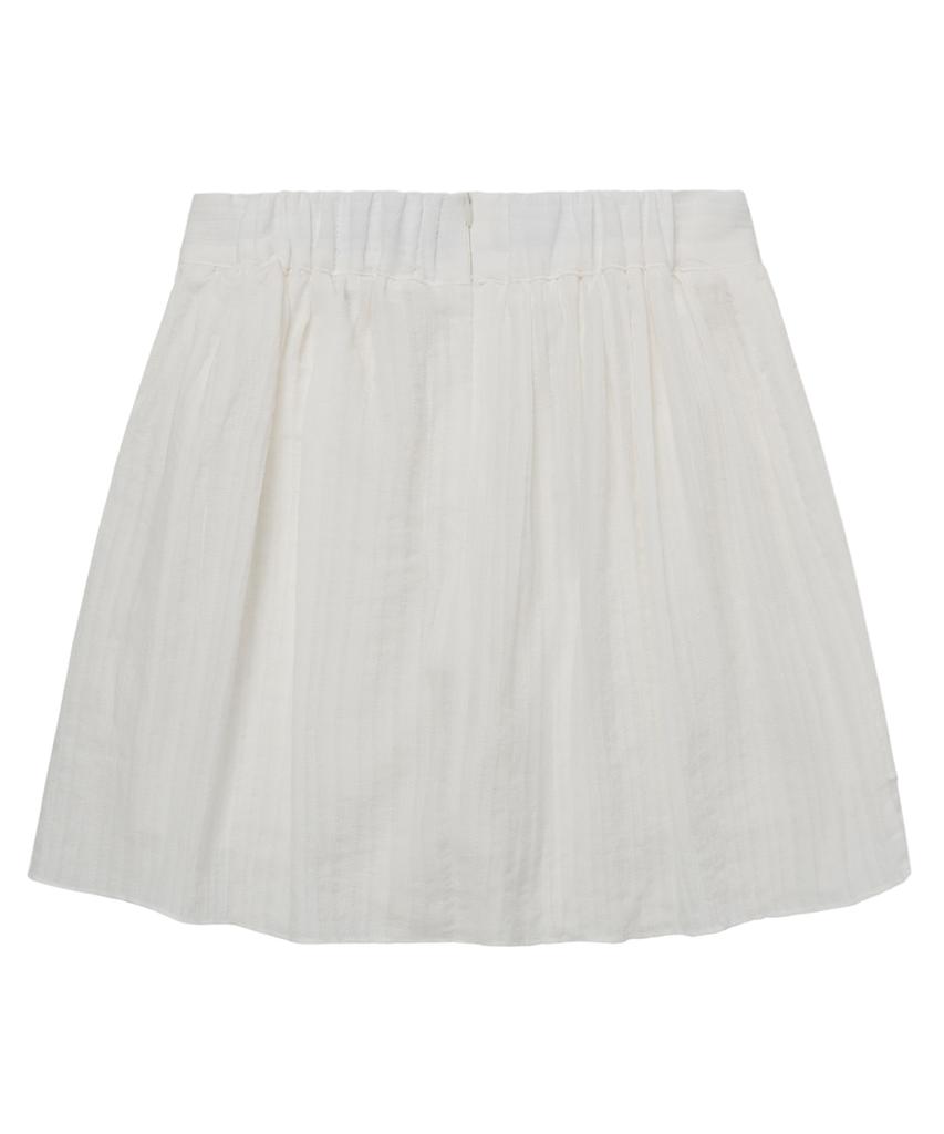 CNVS Double Wrap Mini Skirt_White