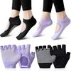 Hollow Anti-Slip Sweat-Absorbing Yoga Gloves