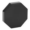 Magnetic Pool Cue Chalk Box Octagonal Mini Portable Billiard Chalk Case Universal for Octagonal Round Chalk Black