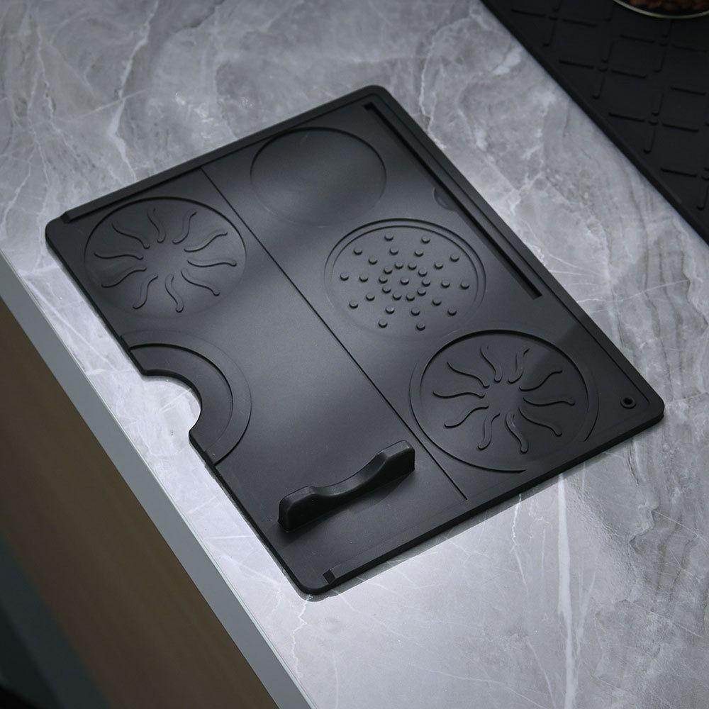 Heat Resistant Silicone Coffee Mat Non-Slip Coffee Barista Tools  Press Cushion Tool