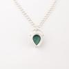 Natural Malachite Gemstone 925 Sterling Silver Jewelry Handmade Girls Pendant PP-56-30