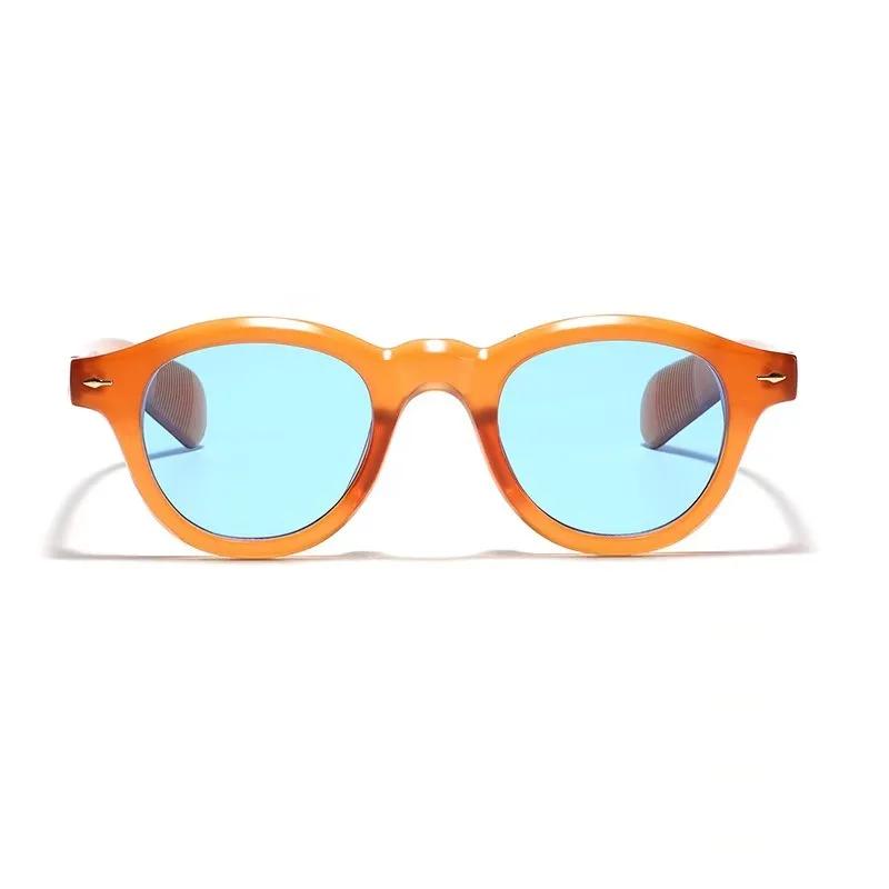 Polarized UV Protection Lightweight Comfortable Durable High Quality Retro Round Shaped Female Male Men Sun Glasses