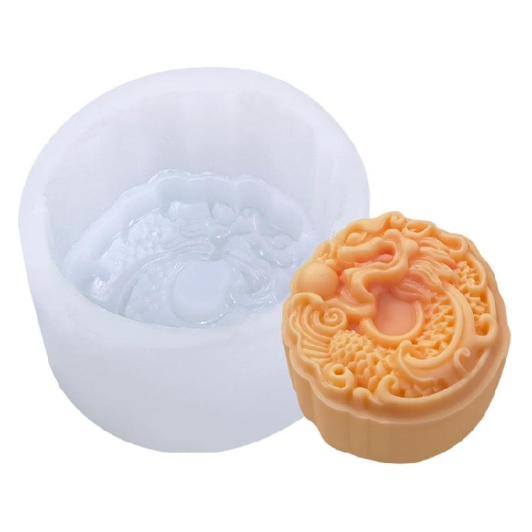 

Crystal Snowy Liquid Mooncake Mold Silicone Mung Bean Pastry Baking Moulds 1