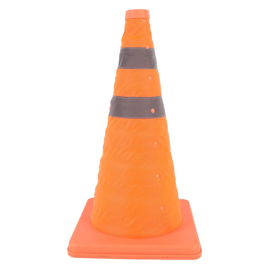 17.72in Traffic Cone Reflective Portable Bright Orange Multipurpose Foldable Road Cone for Garage