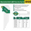 SATA Hex Key Set: Manual Six-Sided Screwdriver Tools