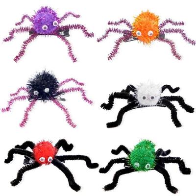 Halloween Spinnen Haarspange Simulation 3D Spinnen Seitenclip Halloween Kostüm Haarschmuck Festival Feier Haarspange