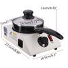 40W Black Electric Chocolate Cheese Melting Machine Mini Non-Stick Ceramic Pot Tempering Cylinder Melter Pan Single Pan Ceramic