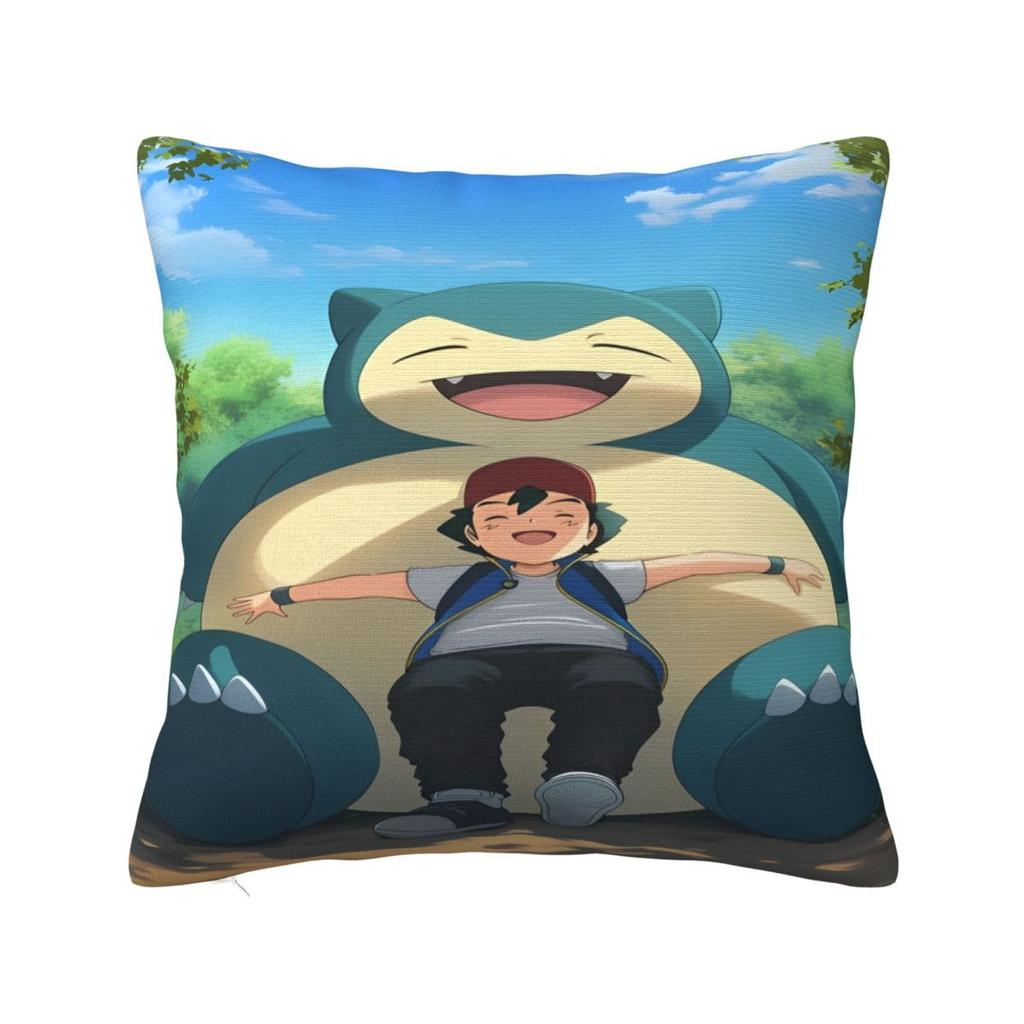 Pikachus Pillowcase Merch Soft Cushion Cover Throw Pillow Cover Home Decor Square Multi-Size