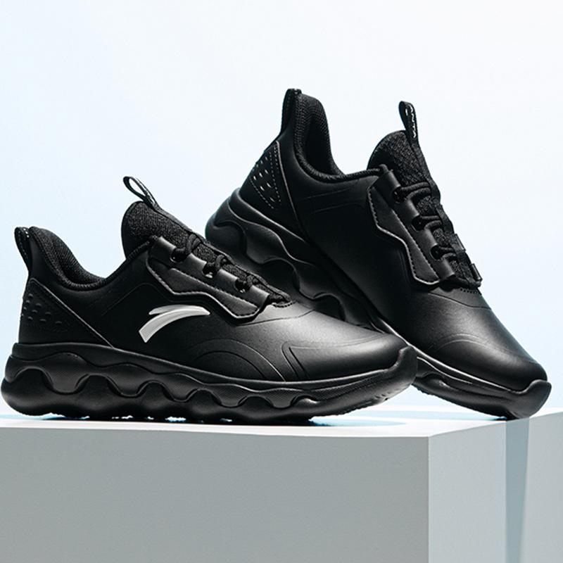 Anta Comfortable Classic Durable Low-Top Running Shoes Women Sneaker Black 922235573-6