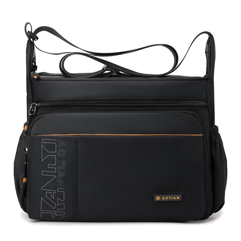 Schultertasche mit großem Fassungsvermögen Oxford-Tasche Herren Outdoor-Reise Umhängetasche