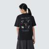 Cotton Women's Flower Graphic Short-Sleeve T-Shirt Dark Charcoal (S26MWFTS67)
