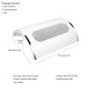 3 Fans Powerful Suction Professional Nail Dust Collector 40W Fan Nail Vacuum Cleaner Nail Dust Extractor For Nails Manicure