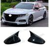 ABS Gloss Black Mirror Cover Trim For Honda Accord 2018- W/O LIGHT Horn