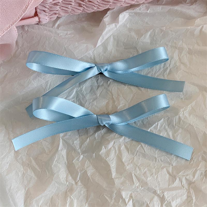Mini Sweet Bowknot Hair Clips Ballet Ribbon Bow Hairpins Bang Clip Korean Girls Mini Grabs Clips Women Headwear Hair Accessories