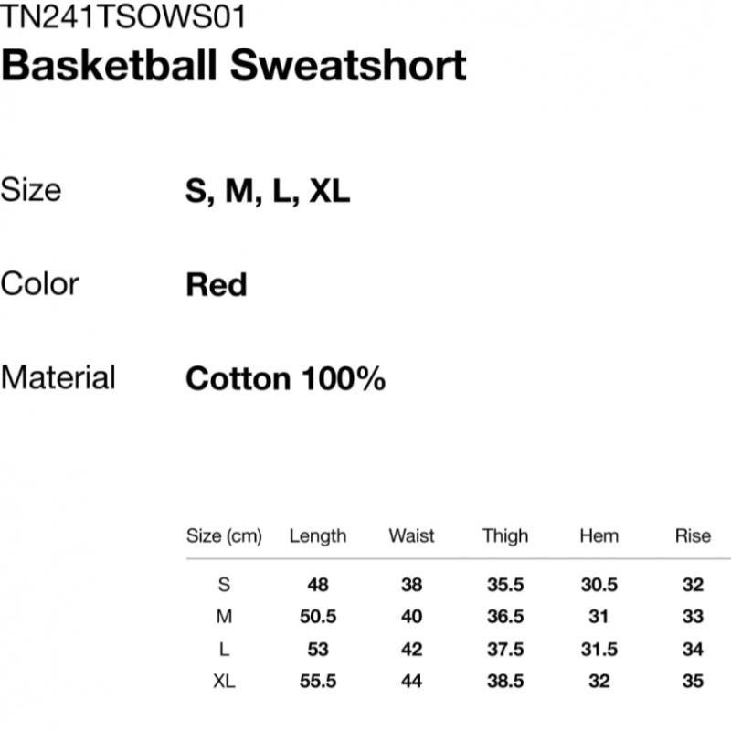 Thisisneverthat Basketball Sweatshort Red