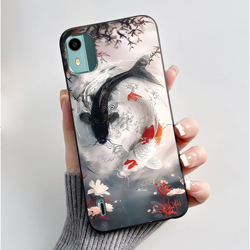 Soft TPU Case For Nokia C12 Cute Love Rabbit Funny Shockproof Silicone Phone Case For Nokia C12 Plus Pro Back Cover C 12 Fundas