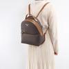 Michael Kors Mk Valerie Vintage Logo Print Canvas Backpack Women Backpack Brown 30F2G9VB2B-BRN/ACORN