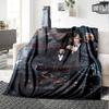 Sherlock Print Flannel Blanket High Quality Warm Comfortable Cover for All Seasons Perfect for Gifts Home Decor